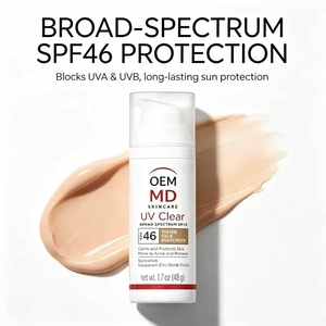 48g SPF46 Oxyde de zinc teinté avec niacinamide, <span class=keywords><strong>non</strong></span> <span class=keywords><strong>comédogène</strong></span>, résistant à l'eau et à la transpiration, pour les peaux sujettes à l'acné et à la rosacée - Product Image 3