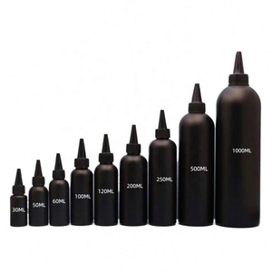 ขวดน้ำมันใส่ผมพลาสติก PET & PP สีขาวดำ ขนาด 30 มล. 50 มล.  แบบ HDPE ป้องกันการรั่วซึม พร้อมฝาเกลียวสำหรับใช้ในร้านเสริมสวยเพื่อการเจริญเติบโตของเส้นผม - Product Image 3