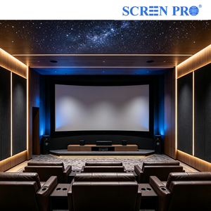 Écran de projection incurvé 84-250 pouces SCREEN PRO pour <span class=keywords><strong>cinéma</strong></span> maison et scène, personnalisable en usine, idéal pour le home <span class=keywords><strong>cinéma</strong></span> et <span class=keywords><strong>les</strong></span> films - Product Image 1