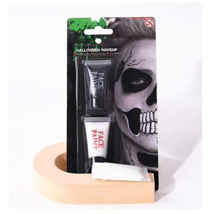 Đen Trắng Halloween trang điểm Kit mặt sơn cho Ma Cà Rồng SFX sọ Zombie Skeleton cosplay - Product Image 6