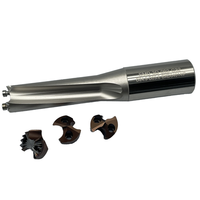Foret à couronne en carbure indexable CNC haute vitesse, poli, pour perçage de métaux haute dureté