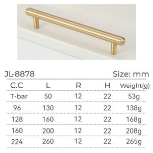 Maniglie in Ottone all'Ingrosso, Stile Minimalista, Ecologiche e Durevoli, per Cassetti, Armadi, Credenze e Cucine - Product Image 2