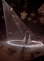 Ensemble de mariage : Lumière laser + Machine à neige + Machine à brouillard DJ Disco Laser Spectacle de lumière de scène Machine à fumée