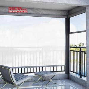 <span class=keywords><strong>Kit</strong></span> de toit à persiennes extérieur robuste pour jardin, patio, terrasse, à commande manuelle ou motorisée, résistant au vent, utilisable comme store à enroulement ou volet. - Product Image 1