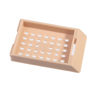 Disposable Histology Tissue Embedding Cassette Round Holes Without Cover <b>Lab</b> <b>Supplies</b> - Product Image 5