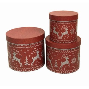 Round hat paper <b>box</b> <b>gift</b> <b>box</b> Christmas <b>gift</b> set, customizable according to needs - Product Image 3