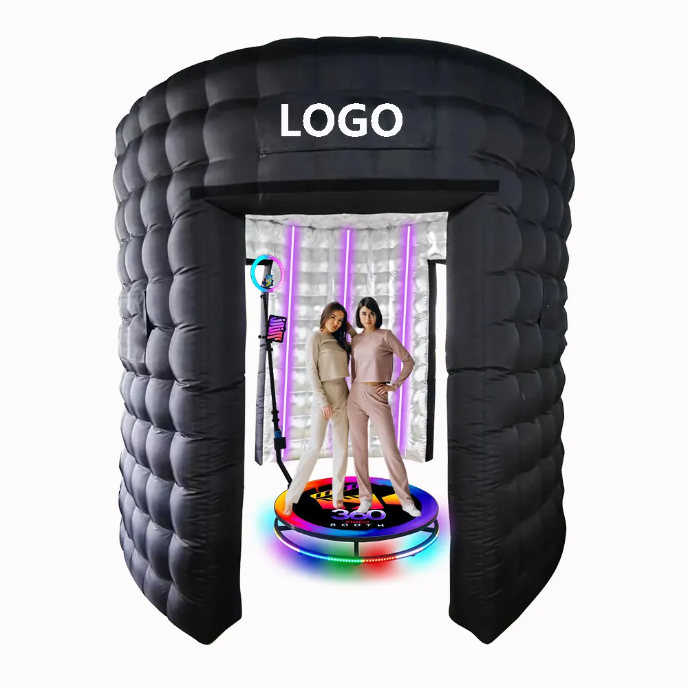 Tenda gonfiabile per cabina fotografica a Led 10x10 tenda per cabina fotografica portatile Pop-Up personalizzata con luce a Led in vendita