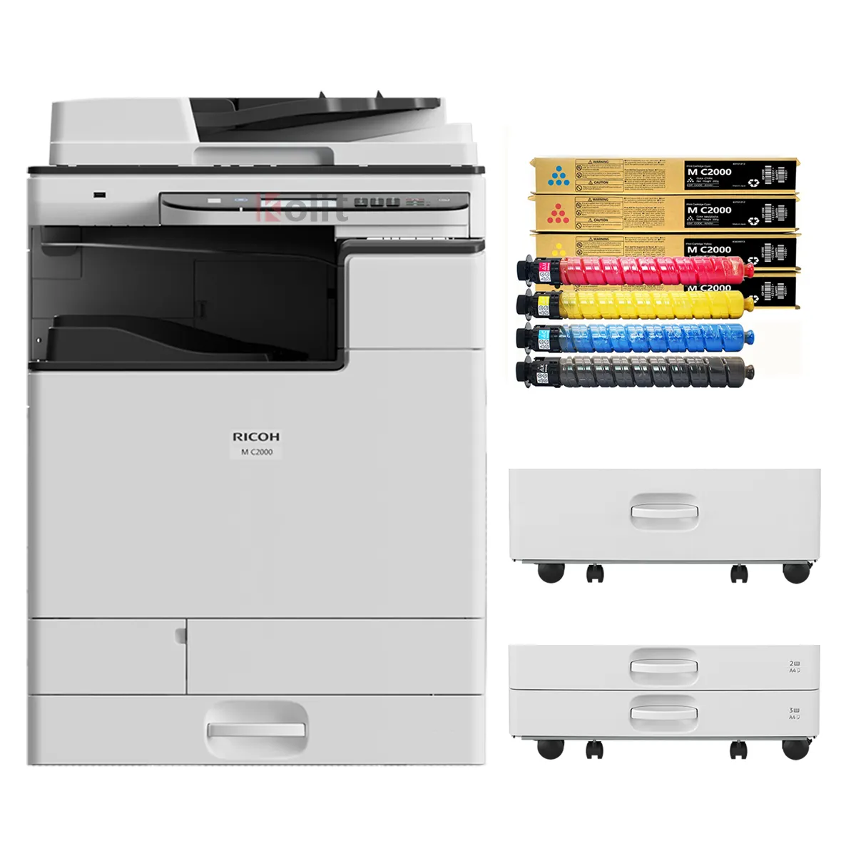 Mô hình mới văn phòng máy photocopy mc2000 máy in máy photocopy A3 Máy in laser cho RICOH