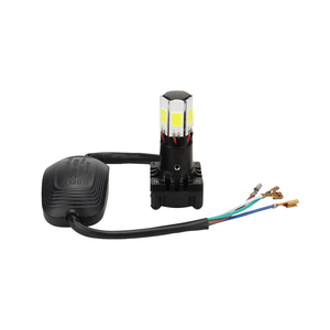 Ampoules de phare LED pour <span class=keywords><strong>moto</strong></span>, 6 tailles, puce COB, <span class=keywords><strong>clignotant</strong></span> de <span class=keywords><strong>moto</strong></span>, lumière de signalisation, 6000K blanc, faisceau haut et bas, DRL, feu de jour - Product Image 5