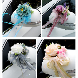 Seat Flower <strong>Decoration</strong> Flower <strong>Car</strong> Decor <strong>Wedding</strong> Silk Flowers <strong>Wedding</strong> - Product Image 6