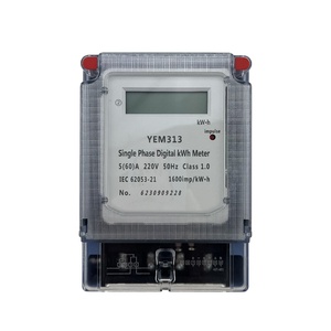 Dễ dàng Din Rail cài đặt một pha kWh mét thu nhỏ chuyển hướng hiển thị LCD kỹ thuật số Power Meter Đồng hồ điện - Product Image 1