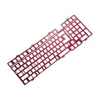 Cadre de clavier mécanique DIY en acier inoxydable usiné CNC sur mesure, perçage 3D pour le fraisage du boîtier inférieur de clavier haut de gamme