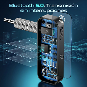 อะแดปเตอร์บลูทูธ 5.0 AUX ยี่ห้อ Ele-Gate ขนาด 3.5 มม. ตัวรับส่งสัญญาณไร้สายสำหรับเครื่องเสียงรถยนต์ - Product Image 2