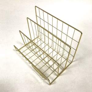 Desktop Mail Organizer File Organizer Metal Wire Mail Sorter Letter Organizer - Product Image 2