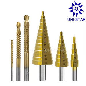 <span class=keywords><strong>6</strong></span> cái mang thép titan bước khoan bit Bộ 4-12/20/32mm - Product Image 2