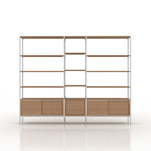 Розничная продажа, кофейная цепочка, деревянные металлические стеллажи из МДФ, напольная стойка, модульные магазинные полки и витрины - Product Image 6