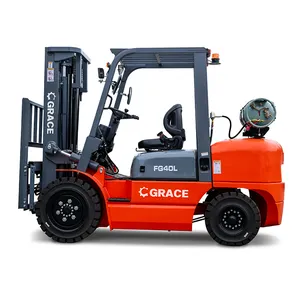 Made in China Nissan engine 2 2.5 3ton 3.5 tons 3000 4000Kg fork lift a factory price of Lpg gasoline dual fuel small forklifts