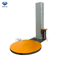 Machine d'emballage automatique électrique pour palettes, pour l'emballage sous film étirable de cartons et de marchandises, avec tension de film réglable, haute efficacité