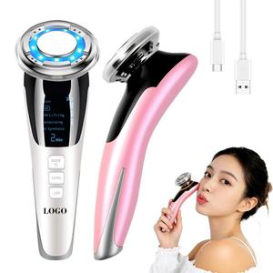 0728 High Frequency Facial Machine <b>Light</b> <b>Therapy</b> Micro-current Device 5 in 1 Multifunctional Massager for Face - Product Image 2