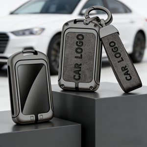 In Stock Metal Alloy Key Shell <strong>Case</strong> for <strong>Volvo</strong> XC40 Car Key Cover With Keychain Wholesale Zinc Alloy Key Covers - Product Image 1