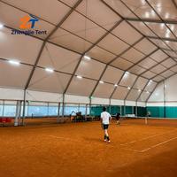 Tente de salle de sport multi-usage pour terrain de tennis, grande structure de couverture de gymnase, structure en aluminium durable pour événements de tennis en intérieur
