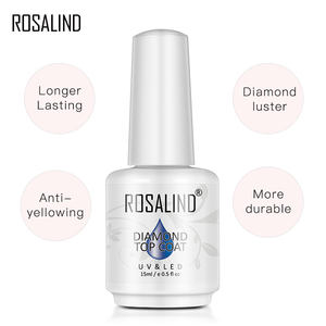 <span class=keywords><strong>Rosalind</strong></span> 15ml sans lingette couche de finition haute brillance brillant tremper longue durée clair diamant couche de finition <span class=keywords><strong>Gel</strong></span> vernis pour Nail Art - Product Image 4