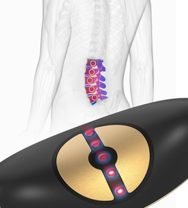 EMS Technology pemijat pinggang tubuh multifungsi, pemijat punggung Lumbar getaran dan pemanas - Product Image 2