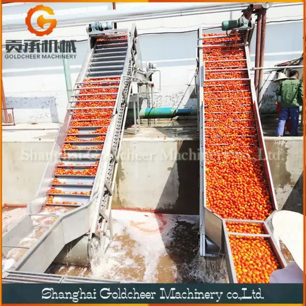 En acier inoxydable machine de pâte de tomate processus de fabrication