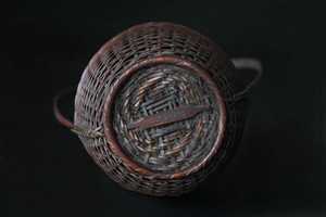 Cesta de Flores de Bambú Hecha a Mano, Estilo Japonés Hanaire, Cesta de Bambú Tejida para Arreglos Florales, Proveedor de Vietnam - Product Image 5