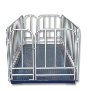 1*1M 500kg 1000kg điện tử giá rẻ chăn nuôi có trọng lượng quy mô cừu thú y động vật quy mô với hàng rào - Product Image 4