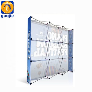 Promoción Banner de fondo portátil Cabina emergente de tela personalizada con soporte para tiendas de escenario Sponser - Product Image 6