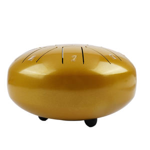 กลองเหล็กตีลิ้นเครื่องดนตรีสำหรับบำบัดเสียงสำหรับฝึกสมาธิกลองทำจากโลหะ - Product Image 3