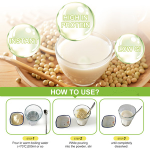 Polvere di Latte di Soia Biologica di Alta Qualità, Non OGM, Naturale a Base Vegetale per Alimenti <span class=keywords><strong>e</strong></span> Bevande - Product Image 5