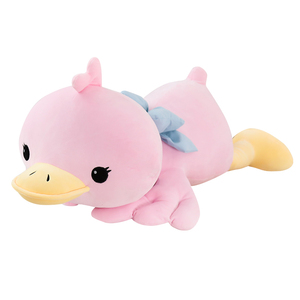 Gran popular lindo <span class=keywords><strong>Rosa</strong></span> mintiendo <span class=keywords><strong>pato</strong></span> de peluche de felpa animales Juguetes - Product Image 1