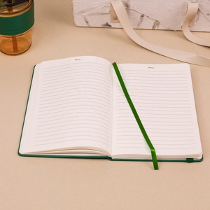 Factory Price 2025 Bamboo Fiber Environmental Leather Custom <strong>Notebooks</strong> Hardbound Corporate Gifts - Product Image 5