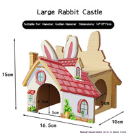 Jouets à Mâcher pour Hamster en Bois Naturel Cochons d'Inde Rats Syriens Chinchillas Gerbils Hamster Balançoire Balançoire