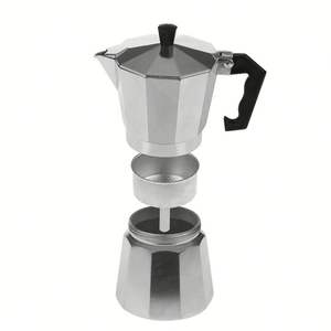 Cafetera Espresso de Alta Durabilidad, Cafetera Italiana <span class=keywords><strong>Moka</strong></span>, Percolador Cubano, Cafeteras Greca de Aluminio - Product Image 2