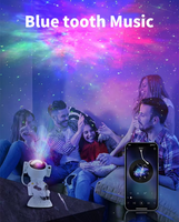 Lumière intelligente pour la maison Télécommande Musique Haut-Parleur Astronaute Lampe de projection LED Spaceman Star Projector Ambient À Côté Veilleuse