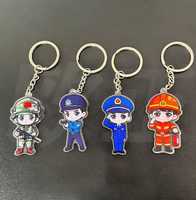 Porte-clés en acrylique personnalisé, pendentif de dessin animé, petit cadeau, pendentif anime personnalisé, possibilité d'ajouter du NFC