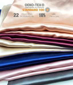 Funda de almohada de seda satinada con máscara para los ojos, funda de almohada de seda Natural de 6A, Charmeuse, Mulberry, en caja de embalaje - Product Image 5