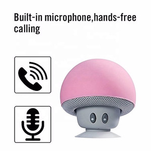 Mini haut-parleur de douche <span class=keywords><strong>champignon</strong></span>, sans fil, Portable mignon, étanche, pour téléphone Portable - Product Image 2