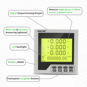 Thông minh RS485 AC hiện tại điện áp cường độ điện năng năng lượng chức năng <span class=keywords><strong>Meter</strong></span> LCD hiển thị kỹ thuật số Bảng điều chỉnh núi vạn năng - Product Image 5