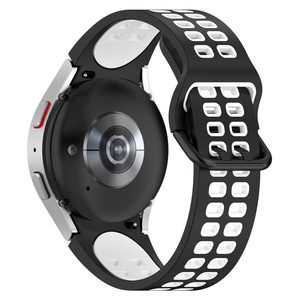 Correa Deportiva de Silicona Perforada de Dos Tonos Win-Win OEM, Correa Transpirable para <span class=keywords><strong>Samsung</strong></span> <span class=keywords><strong>Galaxy</strong></span> <span class=keywords><strong>Watch</strong></span> 7 FE 6 <span class=keywords><strong>5</strong></span> 4 3 - Product Image 3