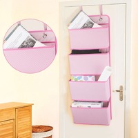 Organisateur de rangement suspendu pour vêtements et sacs, en tissu 100% polyester, pliable, cinq couches
