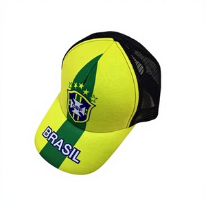 En Stock: Gorras para Fanáticos del Fútbol de <span class=keywords><strong>Brasil</strong></span>, Argentina, Francia, Holanda, Inglaterra y Alemania, Protección Solar, Gorras para Senderismo - Product Image 1