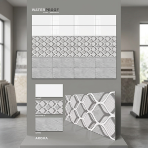 Carreaux muraux de haute qualité 12x24 à motif floral, encre numérique émaillée, 300x600mm, antidérapants pour extérieur, hall, intérieur, salle de bain, centre commercial - Product Image 4