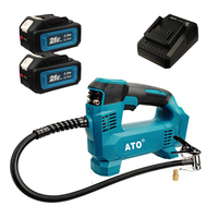 ATO Wireless 21V Tire Inflator Digital Automatic Tire Inflators Portable Mini Cordless Air Pump Car Air Compressor Tire Inflator