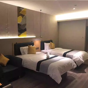 Modern Hotel Bedroom Furniture Set <b>with</b> King Size Bed TV Stand Nightstands <b>Desk</b> - Luxury Apartment Furniture Commercial Suite - Product Image 6
