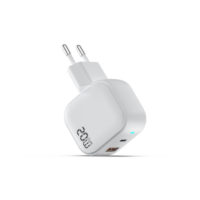 Pengisi Daya 20W PD dengan Steker India Ramah Lingkungan Pengisian Cepat 20W untuk iPhone 15 & 16 dengan Perlindungan OTP & OVP