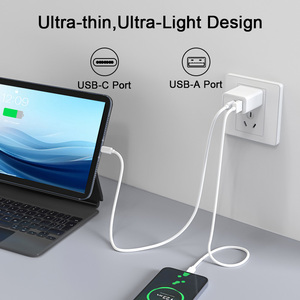 ชุดอุปกรณ์ชาร์จ Schitec Hot Kits USB C กำลังไฟ 20 วัตต์ ชาร์จเร็ว พร้อมอะแดปเตอร์ชาร์จติดผนัง และสายชาร์จ USB C กำลังไฟ 60 วัตต์ สำหรับชาร์จอุปกรณ์มือถือ - Product Image 3